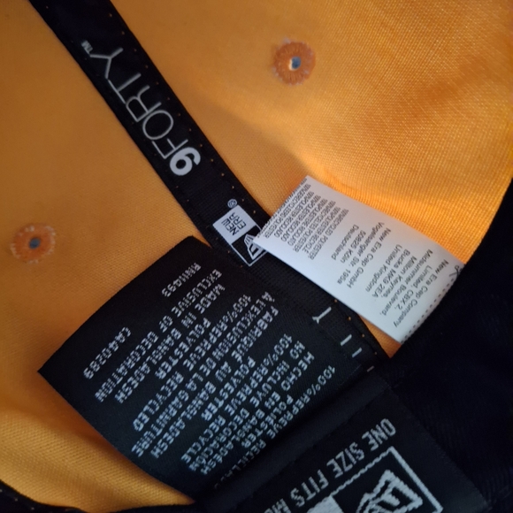 New Era Mclaren Formula 1 Team Bright Orange 9FORTY Cap, Adjustable - Picture 5 of 5